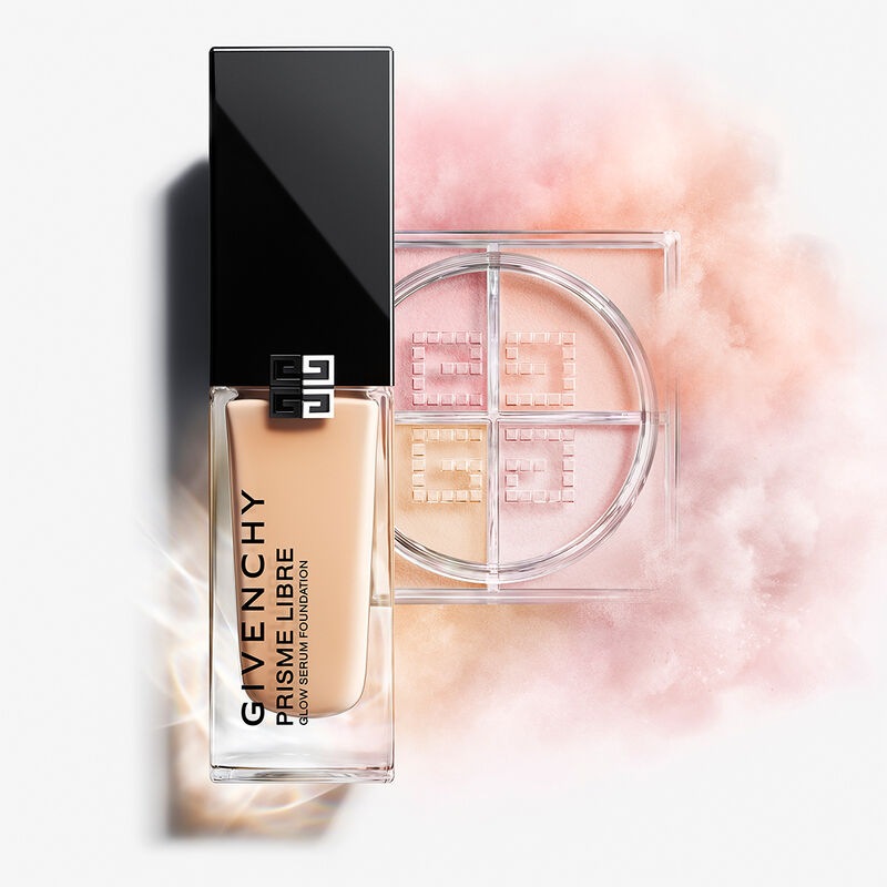 PRISME LIBRE GLOW SERUM FOUNDATION & PRISME LIBRE 4-COLOR LOOSE POWDER