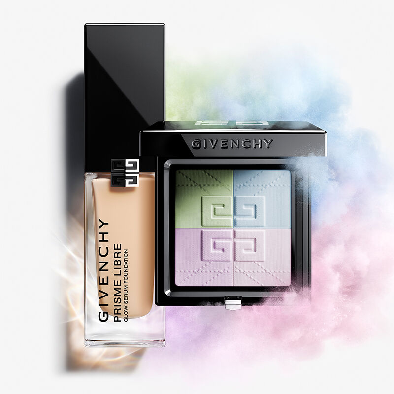 PRISME LIBRE GLOW SERUM FOUNDATION & PRISME LIBRE 4-COLOR PRESSED POWDER