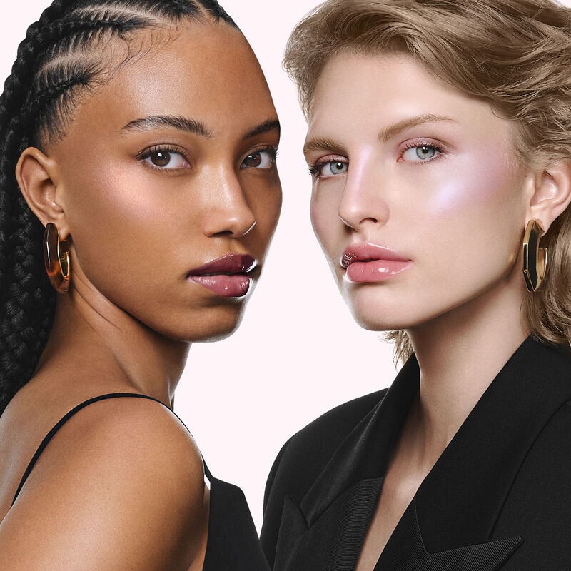 Givenchy bridal makeup looks with two models