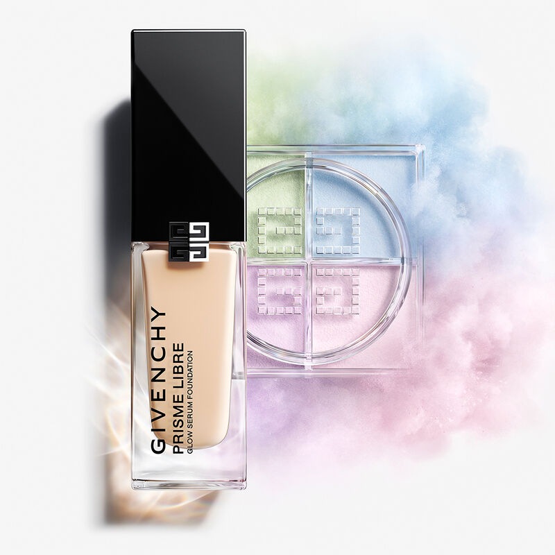PRISME LIBRE GLOW SERUM FOUNDATION & PRISME LIBRE 4-COLOR LOOSE POWDER