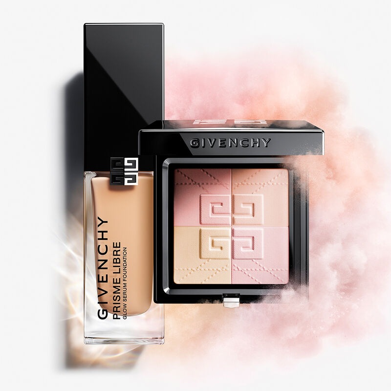 PRISME LIBRE GLOW SERUM FOUNDATION & PRISME LIBRE 4-COLOR PRESSED POWDER