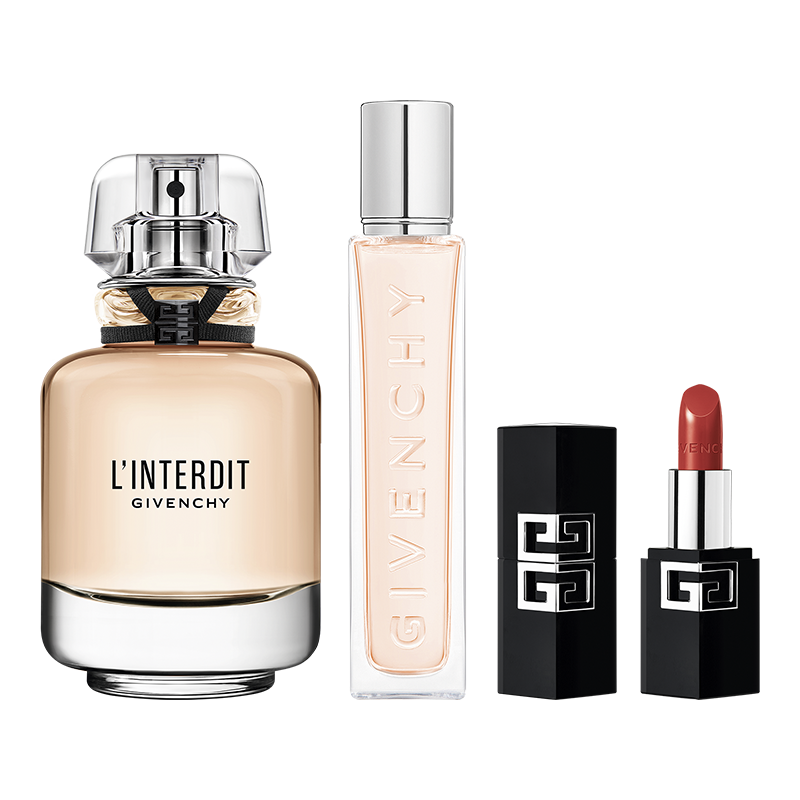 Givenchy - L'Interdit Gift Set - Eau de parfum, travel spray and mini lipstick - n2