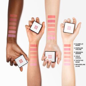 View 6 - PRISME LIBRE BLUSH - El primer colorete en polvo suelto de 4 colores de Givenchy. GIVENCHY - Taffetas Rosé - P080565