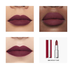 View 5 - Le Rouge Deep Velvet Matte Lipstick - Intense color lipstick with a 12-hour wear powdery matte finish.​ GIVENCHY - Grenat Fumé - P084921