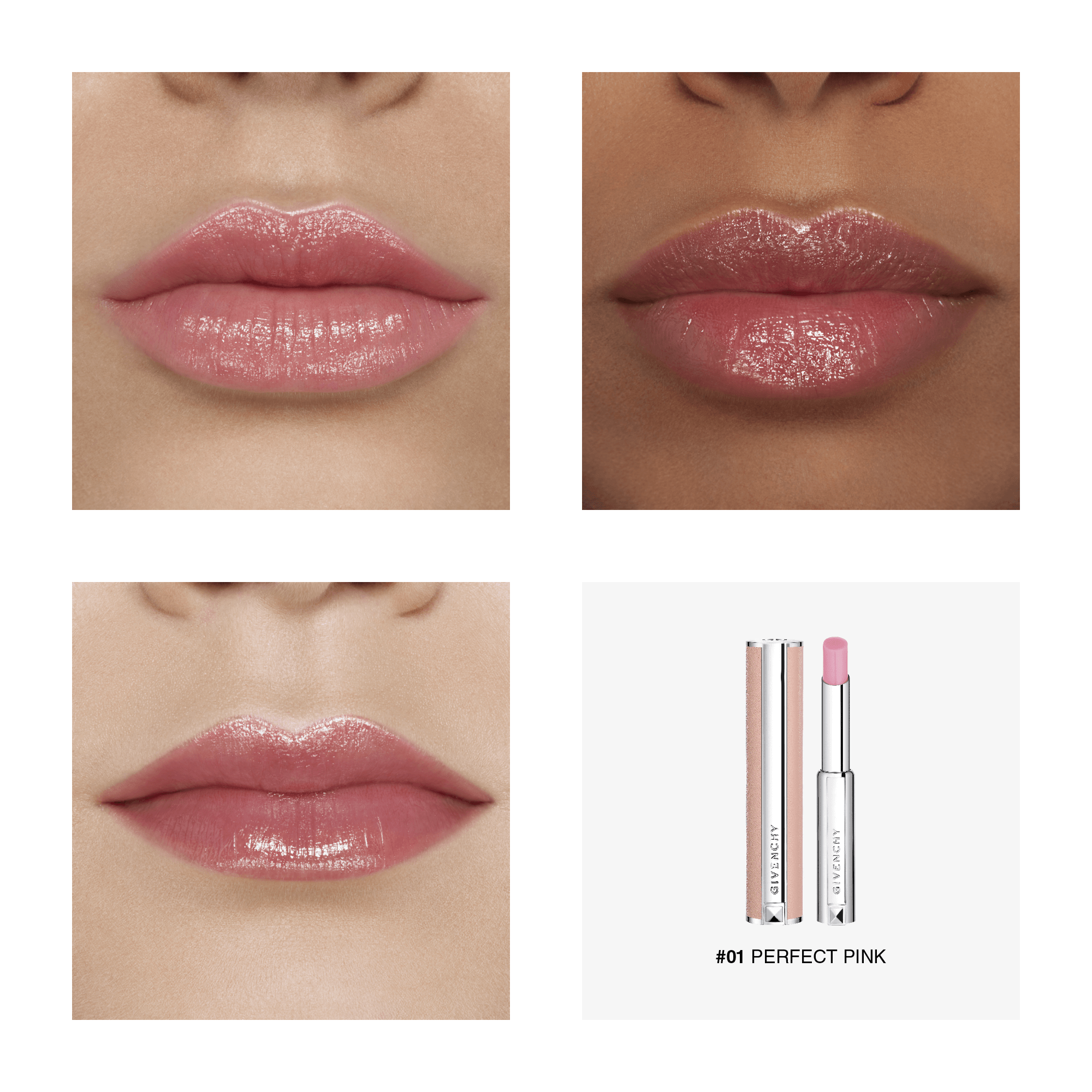 Le Rouge Perfecto ⋅ Barra de labios hidratante • Labial balsámico  embellecedor y color personalizado ∷ GIVENCHY