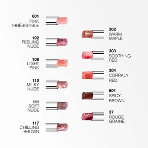 Vue 7 - ROSE PERFECTO - Révélez l’éclat naturel de vos lèvres avec Rose Perfecto, le plus couture des baumes, alliant soin et couleurs. GIVENCHY - Rouge Grainé - P083716