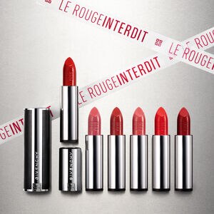 Vue 5 - LE ROUGE INTERDIT INTENSE SILK RECHARGE - Fini soyeux, couleur lumineuse GIVENCHY - Rouge Erable​ - P084787