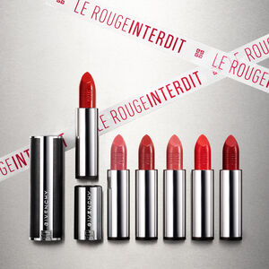 View 5 - LE ROUGE INTERDIT INTENSE SILK REFILL - Silky finish, luminous color GIVENCHY - Rouge Erable​ - P084787