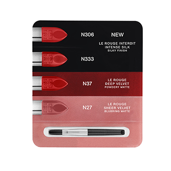 View 2 - Le Rouge Interdit 4 shades of red - SET OF 4