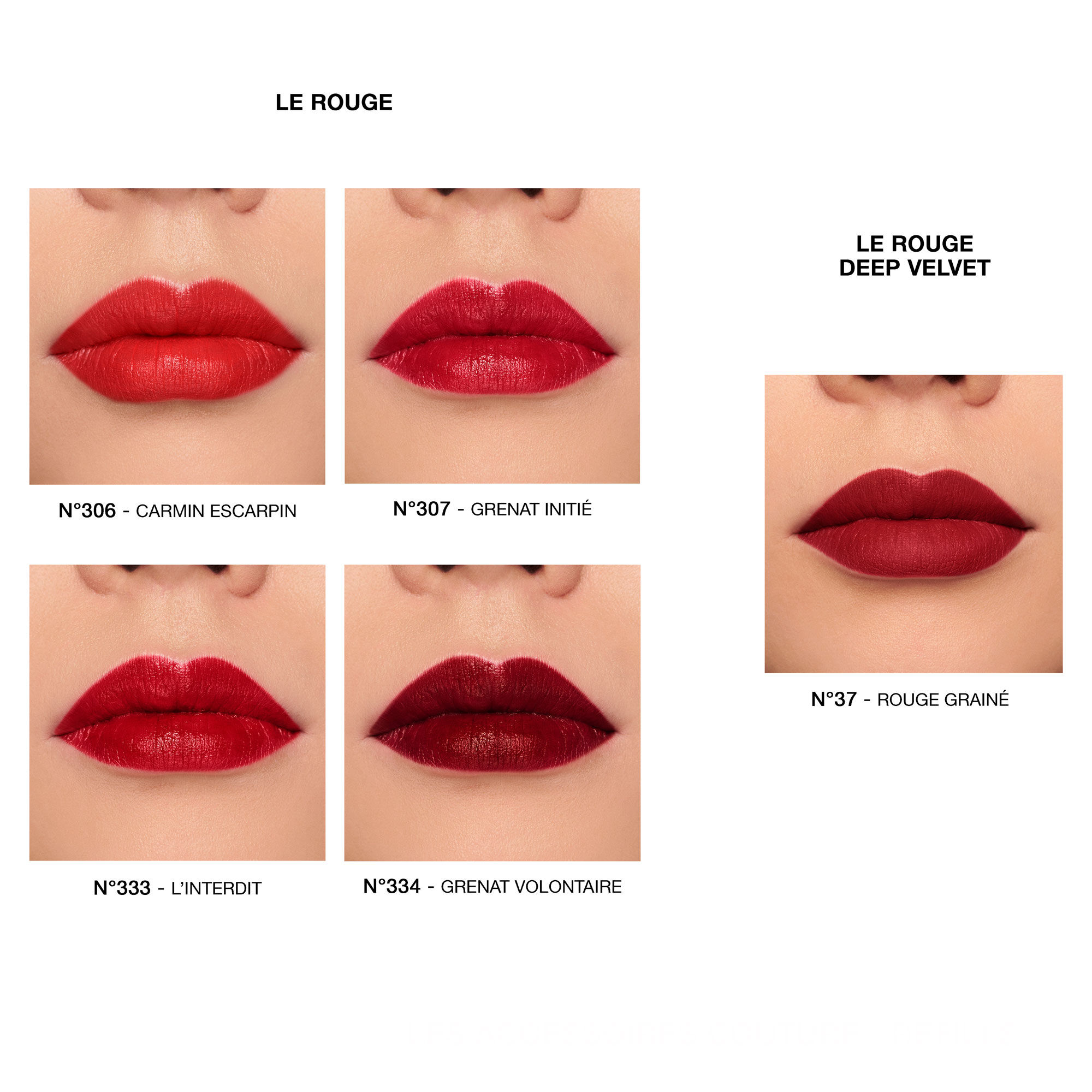 Le Rouge Deep Velvet • Matité poudrée haute pigmentation\u200b ∷ GIVENCHY