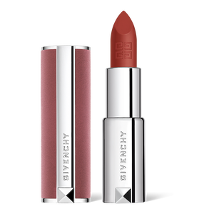 Vue 1 - LE ROUGE SHEER VELVET - Le rouge à lèvres matte à l’effet floutant qui offre 12 heures de tenue et de confort.​ GIVENCHY - Rouge Brique  - P084937