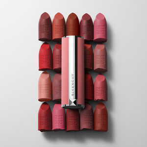 View 5 - LE ROUGE SHEER VELVET - Blurring matte finish with 12-hour wear and comfort.​ GIVENCHY - Rouge Infusé - P084936