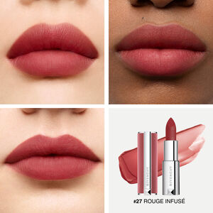 View 4 - LE ROUGE SHEER VELVET - Blurring matte finish with 12-hour wear and comfort.​ GIVENCHY - Rouge Infusé - P084936