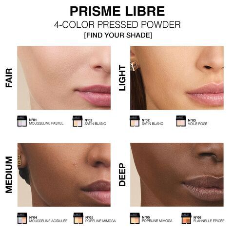Prisme Libre 4-color Pressed Powder - Mattifying & blurring