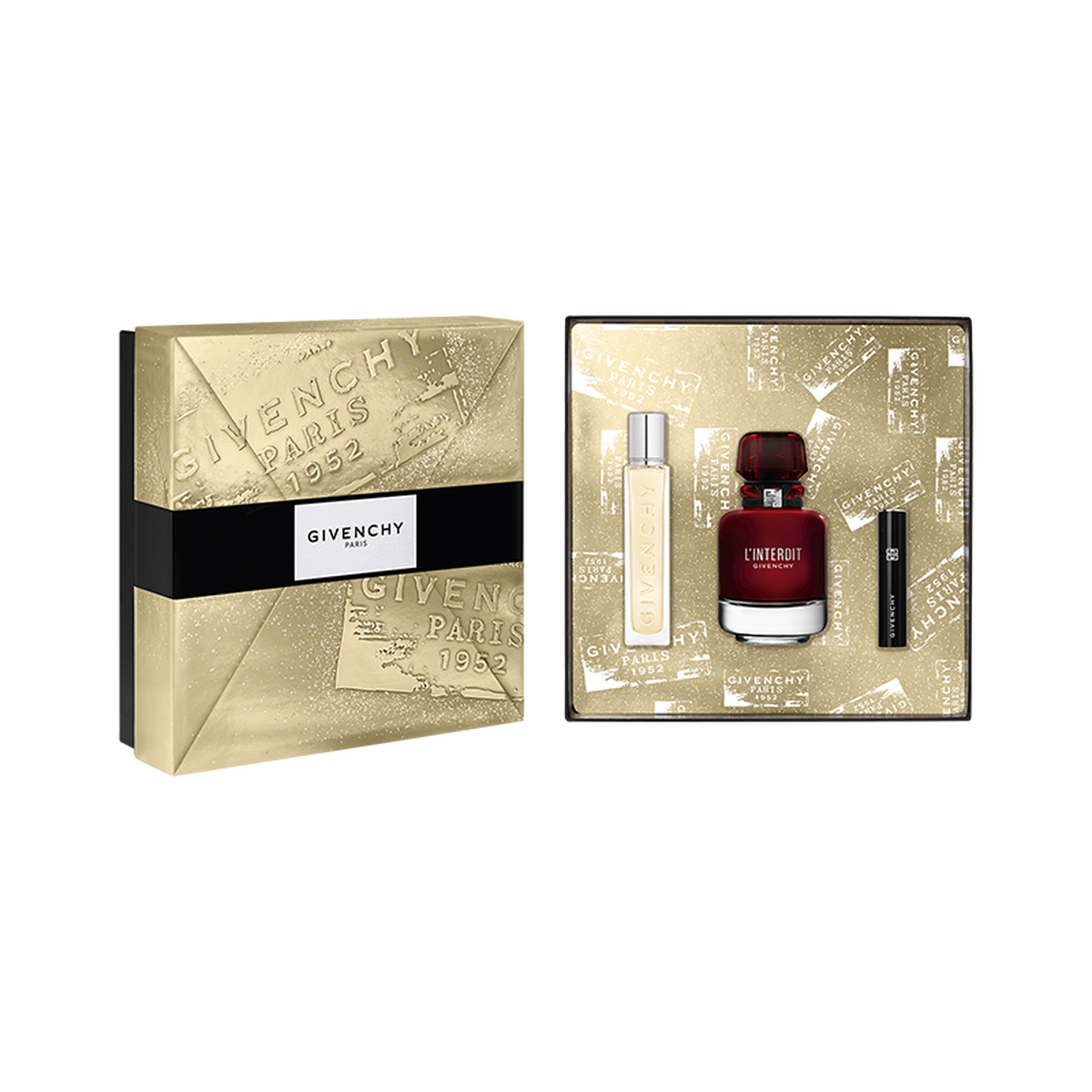 Givenchy - L'Interdit Gift Set - Eau de Parfum Rouge, travel spray