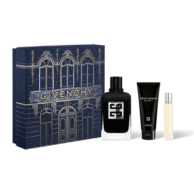 Gentleman Society Christmas Gift Set Gentleman society eau de parfum 100ml with shower gel 75ml and travel spray 12 5ml Givenchy Beauty
