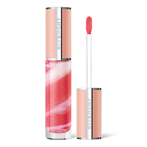 View 1 - ROSE PERFECTO TINTED LIQUID LIP BALM - Care for your natural glow with the first marbled couture liquid lip balm, infused with color and care. GIVENCHY - Feeling Pink - P000244