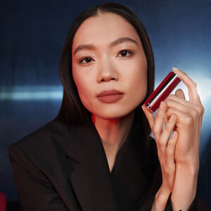 View 7 - Le Rouge Deep Velvet - Intense color lipstick with a 12-hour wear powdery matte finish.​ GIVENCHY - Rouge Grainé - P083575