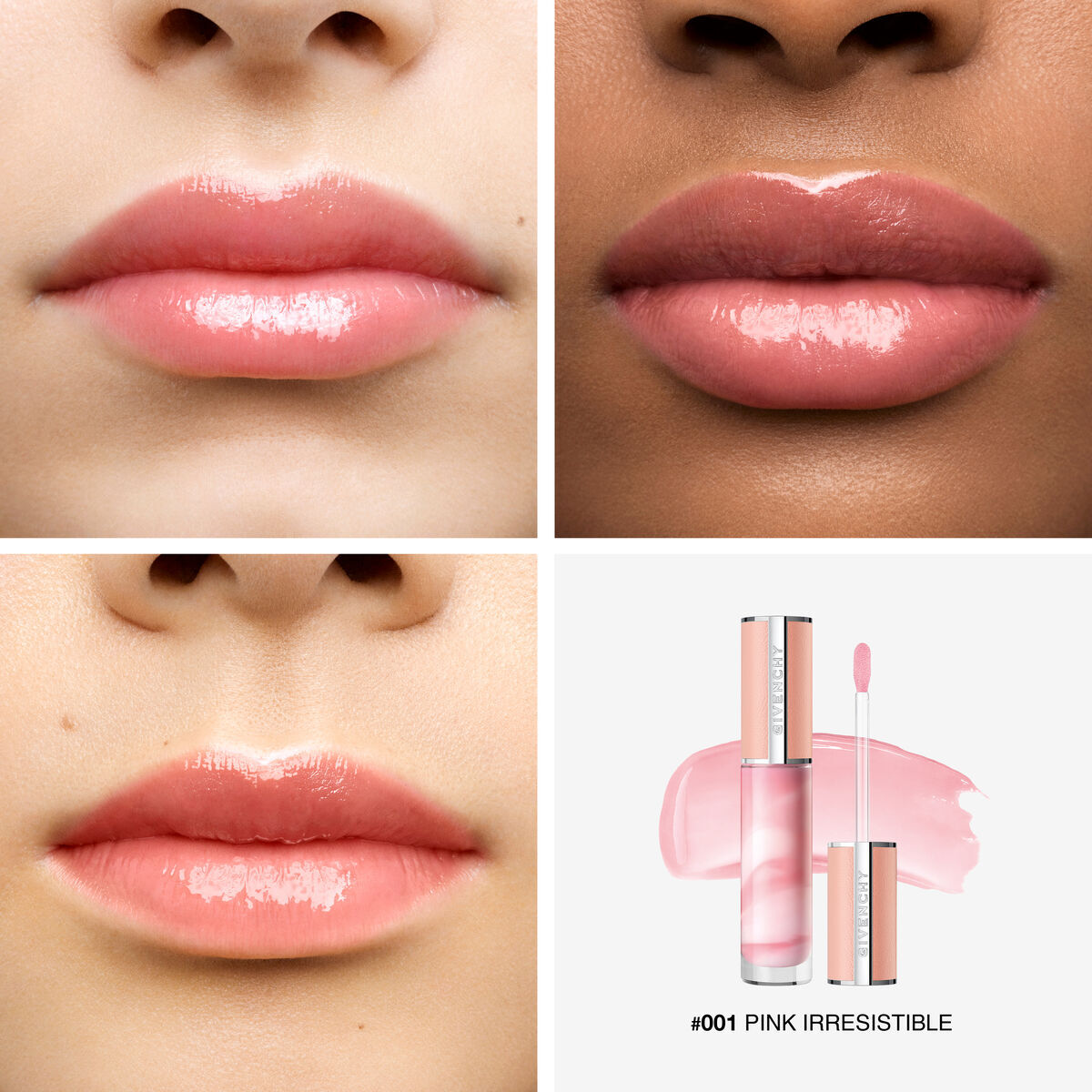 Givenchy Le Rose Perfecto Lip Balm - # 01 Perfect Pink - 0.04oz, mini