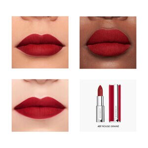 Vue 5 - Le Rouge Deep Velvet - Le rouge à lèvres matte intense au fini poudré qui offre 12 heures de tenue.​ GIVENCHY - Rouge Grainé - P083575