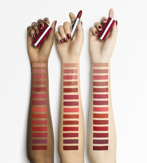 View 6 - Le Rouge Deep Velvet - Intense color lipstick with a 12-hour wear powdery matte finish.​ GIVENCHY - Rouge Safran - P083754