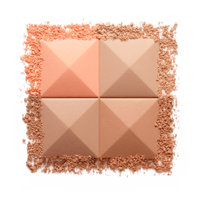 PRISME VISAGE - Silky Face Powder Quartet - Unifies, Highlights, Contours Naturally GIVENCHY - Soie Abricot - P090135
