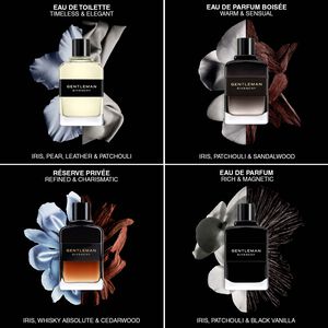 View 4 - GENTLEMAN RÉSERVE PRIVÉE - The sensuality of ambery wood. A floral facet of Iris for a timeless elegance. GIVENCHY - 60 ML - P011160