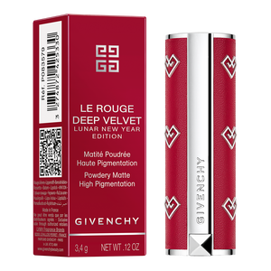 Vue 4 - LE ROUGE DEEP VELVET - Édition limitée - Matité poudrée haute pigmentation GIVENCHY - Rouge Grainé - P183489