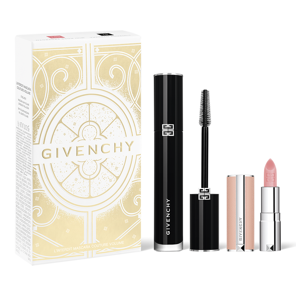 GIVENCHY L'INTERDIT 香水、マスカラ、 リップセット コフレ L'INTERDIT Mascara - CHRISTMAS GIFT SET | Givenchy European Union