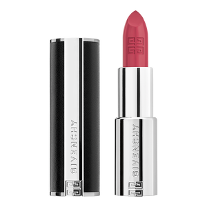 View 1 - LE ROUGE INTERDIT INTENSE SILK - The iconic semi-matte lipstick reinvented in a intense color formula for 12-hour wear & comfort, encapsulated in a refillable leather case. GIVENCHY - Rose boisé - P000190