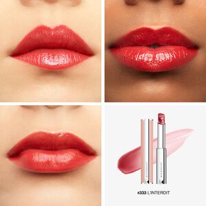 View 4 - Rose Perfecto Plumping Lip Balm 24H Hydration - Reveal the natural beauty of your lips with Rose Perfecto, the Givenchy couture lip balm combining fresh long-wear color and lasting hydration. GIVENCHY - L'Interdit - P083715