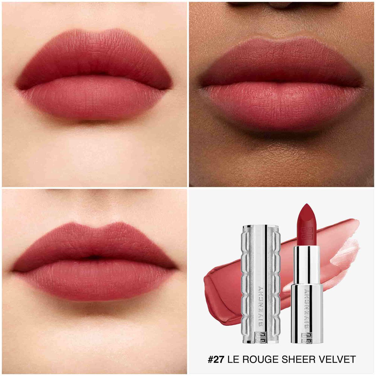 LE ROUGE SHEER VELVET | GIVENCHY BEAUTY - LIPSTICK | Givenchy Beauty