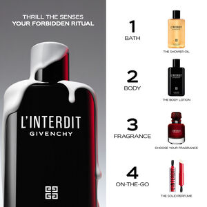 View 5 - L'INTERDIT ROUGE - A carnal flower inflamed with a spicy rouge accord. GIVENCHY - 80 ML - P069262