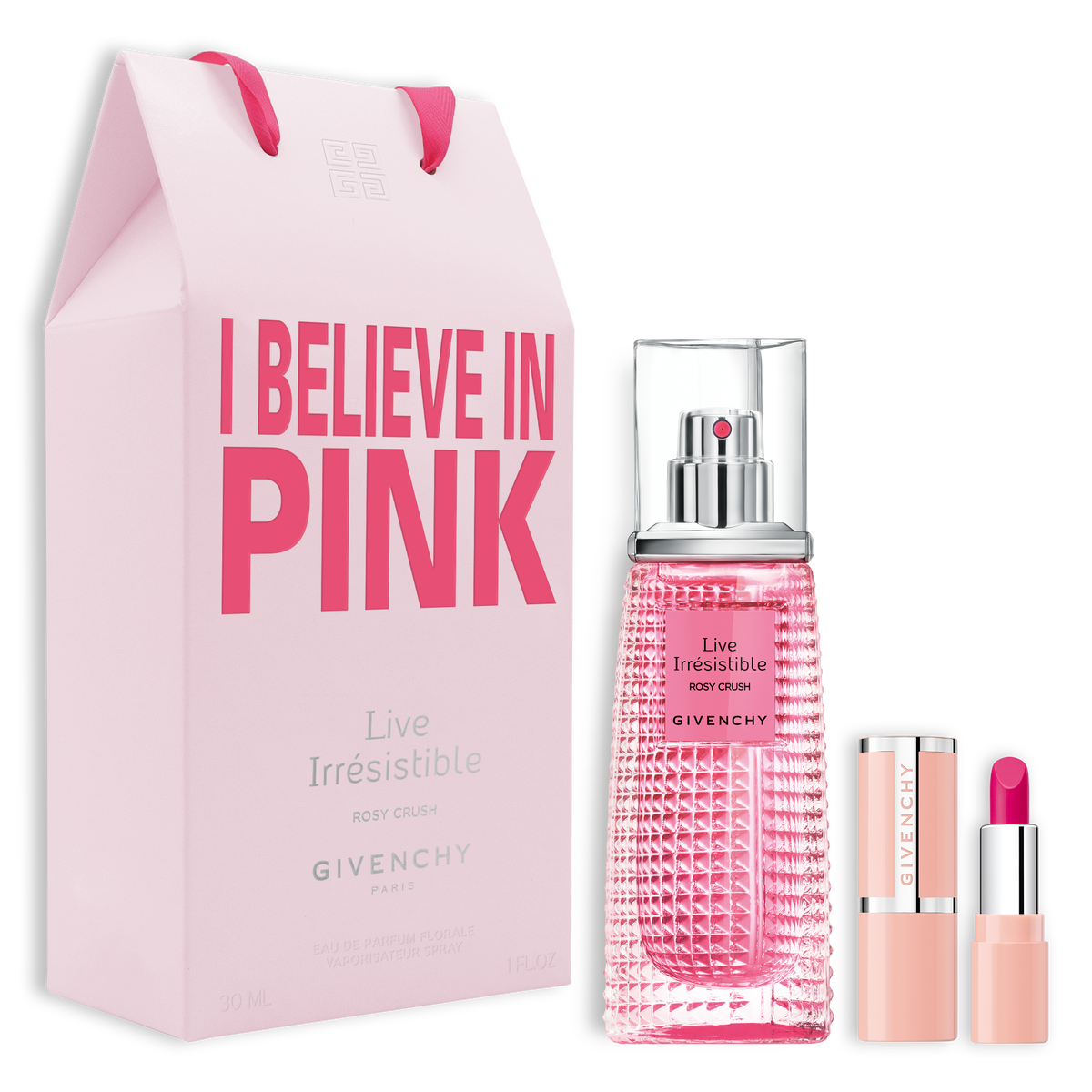 Live Irr sistible Rosy Crush Eau de parfum florale gift set