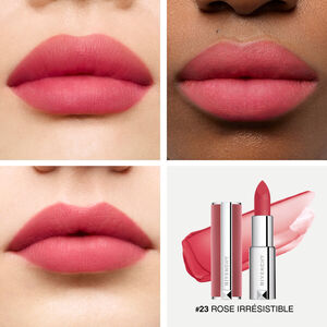 View 4 - LE ROUGE SHEER VELVET - Blurring matte finish with 12-hour wear and comfort.​ GIVENCHY - Rose Irrésistible  - P083865