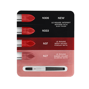 View 1 - Le Rouge Interdit 4 shades of red