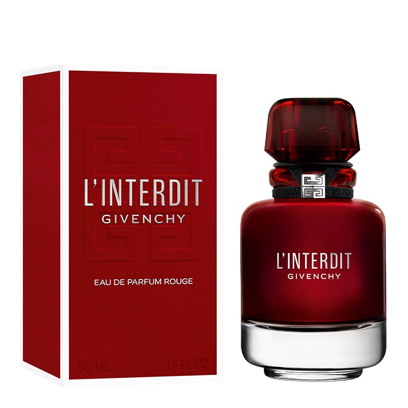 Givenchy L'interdit Rouge Eau De Parfum 1.7 oz/ 50 ml Eau De Parfum Spray In Burgundy