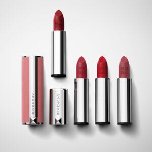 View 8 - LE ROUGE SHEER VELVET MATTE LIPSTICK REFILL - Blurring matte vibrant color GIVENCHY - Rouge Grainé - P083963
