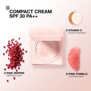 Vue 3 - SKIN PERFECTO CRÈME COMPACTE - Cette Crème Compacte nomade à la texture marbrée iconique hydrate la peau pendant 24H et la protège des UV. ​ GIVENCHY - 12 G - P056186