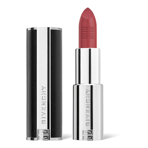 View 1 - LE ROUGE INTERDIT INTENSE SILK - The iconic semi-matte lipstick reinvented in a intense color formula for 12-hour wear & comfort, encapsulated in a refillable leather case. GIVENCHY - Rose Braisé - P084764