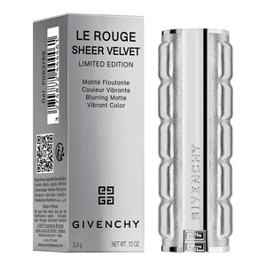 Vue 5 - LE ROUGE SHEER VELVET - ÉDITION LIMITÉE - Matité Floutante - Couleur Vibrante GIVENCHY - Rouge Infusé - P083769