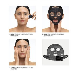 View 5 - LE SOIN NOIR MASCHERA DI PIZZO - La maschera rassodante Le Soin Noir Masque Dentelle con alga vitale ed estratto di fermento marino per un effetto lifting rafforzante. GIVENCHY - 50 ML - P000129