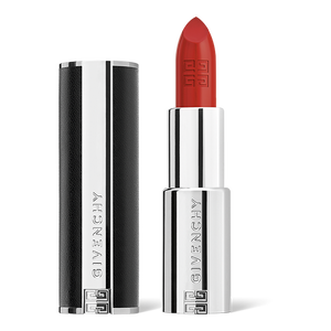 View 1 - LE ROUGE INTERDIT INTENSE SILK - The iconic semi-matte lipstick reinvented in a intense color formula for 12-hour wear & comfort, encapsulated in a refillable leather case. GIVENCHY - Rouge Audacieux - P084773