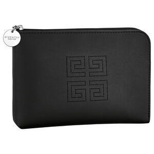 Black 4G Logo Flat Pouch