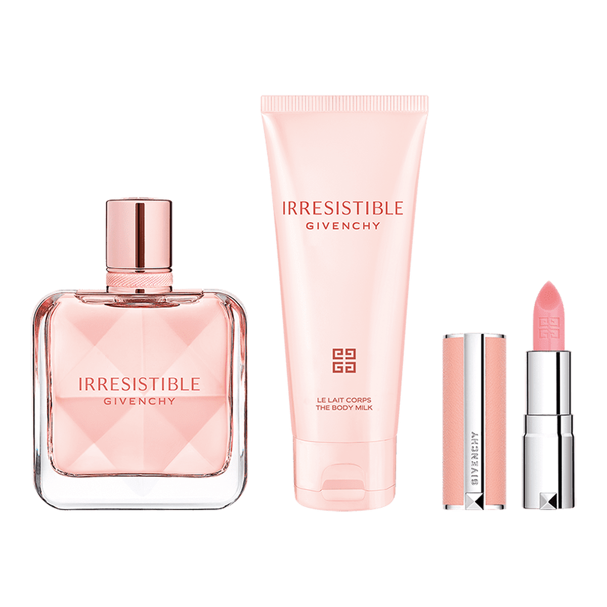 Irresistible Gift Set 50 ml eau de parfum 75ml body lotion miniature le rose perfecto 01 Givenchy Beauty