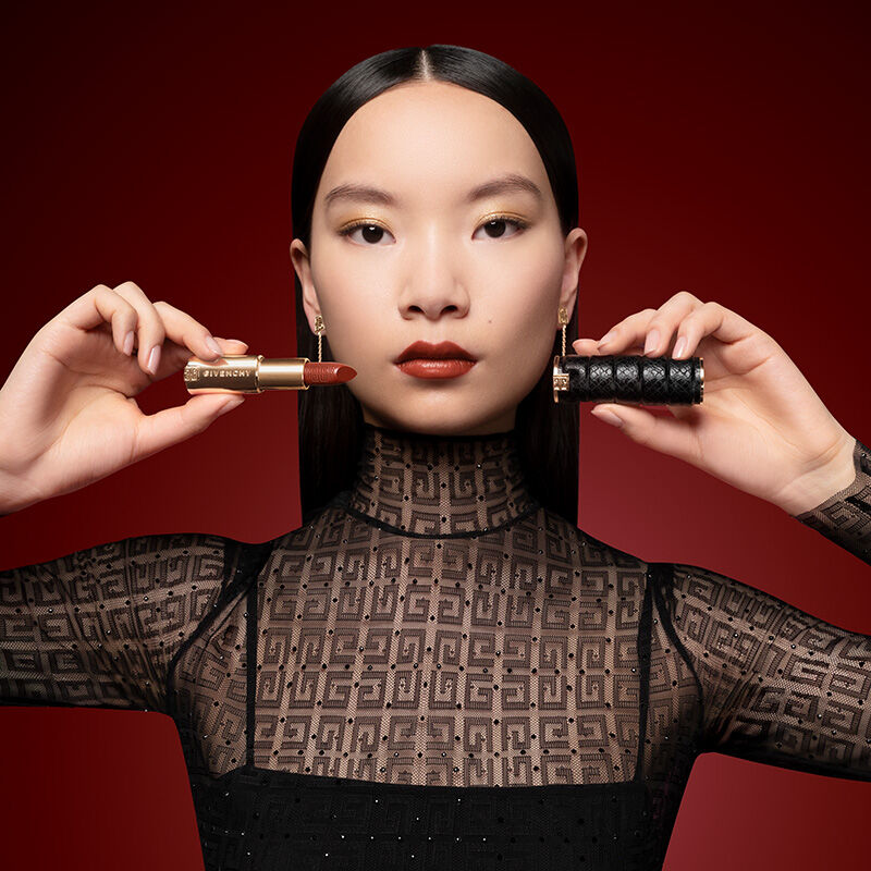 Le Rouge Interdit Intense Silk - Limited Edition - Luminous matte lipstick  in an exclusive couture edition | Givenchy Beauty