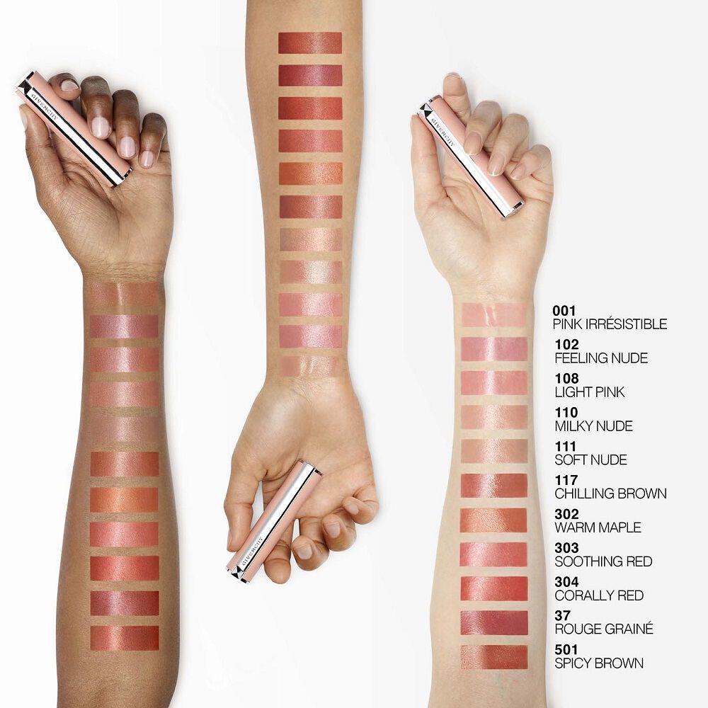 Givenchy Rose Perfecto Plumping Lip Balm 24h Hydration In Brown