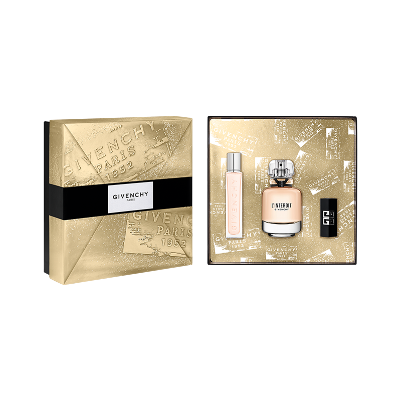 Givenchy - L'Interdit Gift Set - Eau de parfum, travel spray and mini lipstick - n6