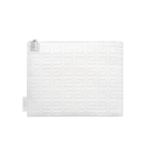View 1 - White Flat Pouch