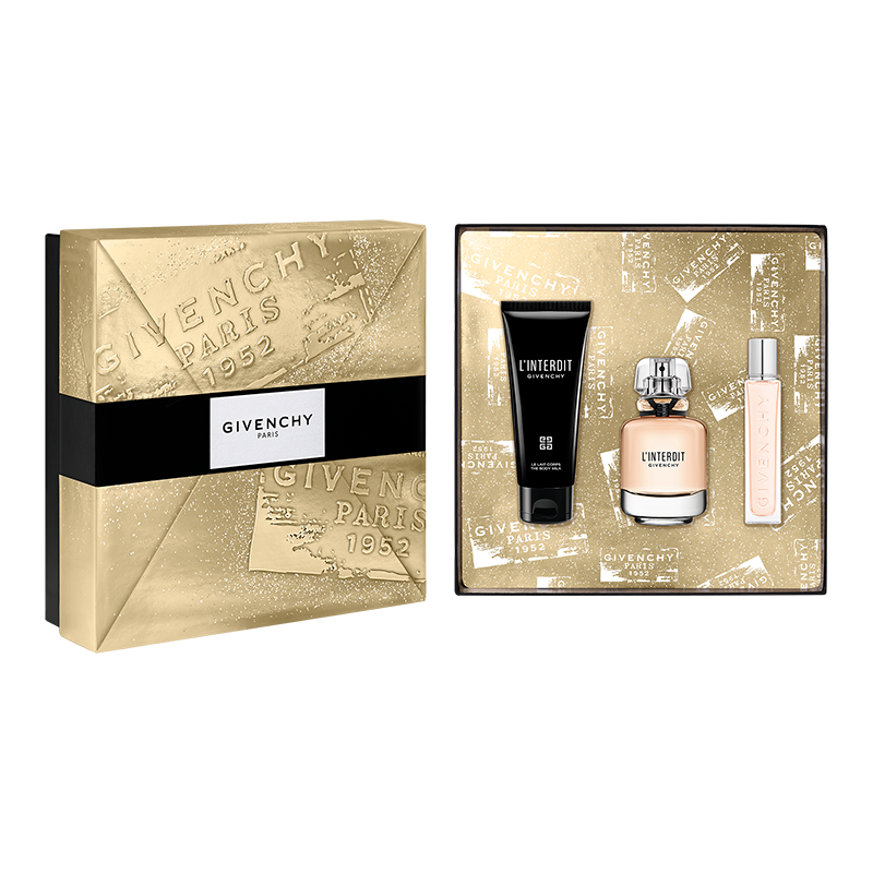 Givenchy - L'Interdit Gift Set - Eau de parfum, body lotion and travel spray - n5